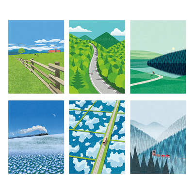 温馨治愈生活气息插画风格海报装饰挂画内芯不含相框法式原木餐厅