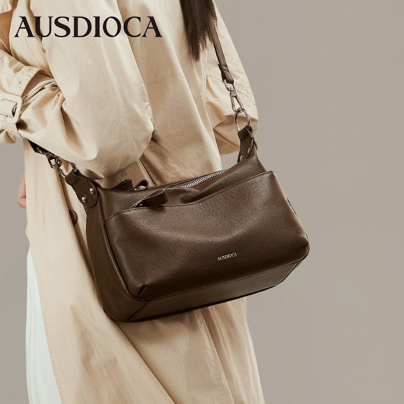 真皮女包2025新款时尚多隔层单肩包中年妈妈包头层牛皮女士斜挎包,箱包皮具/热销女包/男包,通用款女包,淘宝优惠券,粉丝福利购,淘宝优惠卷