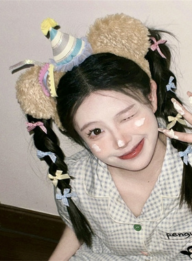 达菲生日发箍duffy东迪40周年可爱派对洗脸拍照聚会头箍游乐园