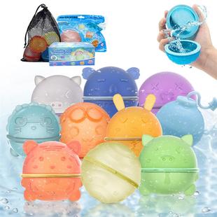 爆款 热卖 可重复水气球硅胶水球玩具解压硅胶玩具磁性水球快速注水