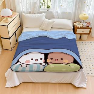 超划算儿童卡通可爱一二和布布全棉空调被夏季可水洗纯棉凉被薄被