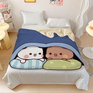 超划算可爱卡通一二布布夏季空调被儿童卧室单人夏凉被宿舍薄被子