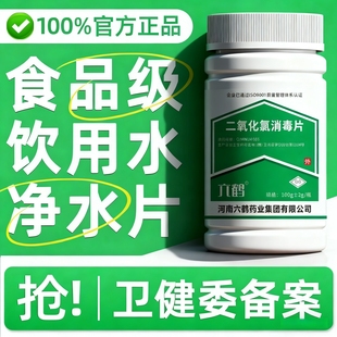 饮用水净水片户外净化水药片野外生存消毒片水井水消毒粉漂白食用