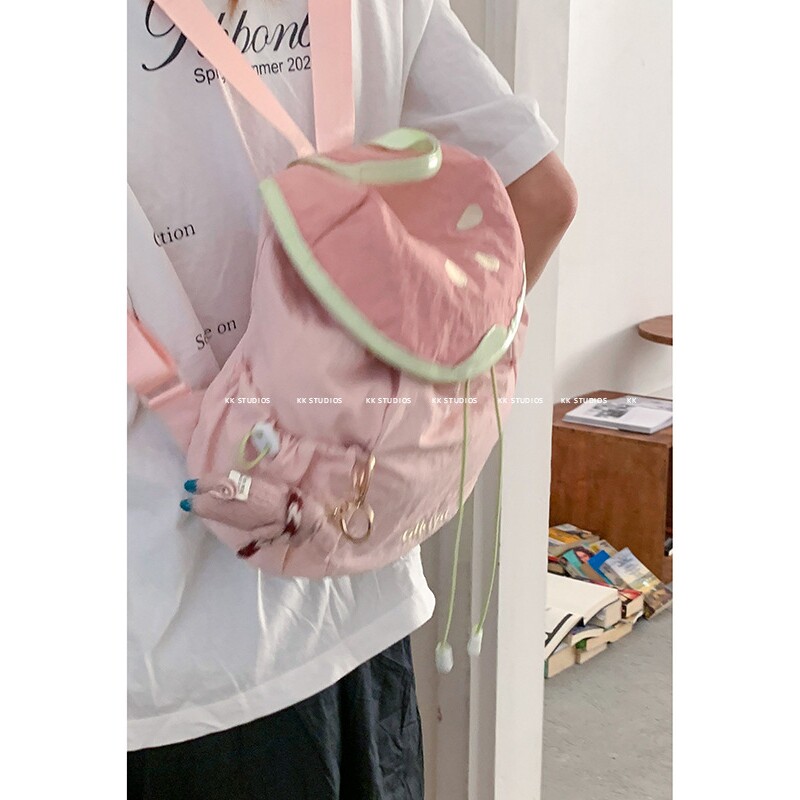 日本专柜学院风双肩包包女式2025新款夏季少女感旅行小背包百搭通