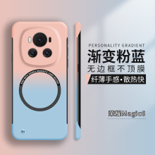 渐变适用荣耀magic6pro手机壳magic6新款华为荣耀的maigc5车载磁吸5por防摔magic4无边框migac5pro男女硬壳