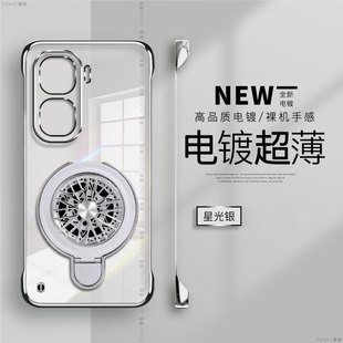 适用iqooneo10手机壳neo9pro磁吸陀螺支架iq00neo8简约无边框9spro 硬壳neo5防摔爱酷neo7电镀se套neo6透明3