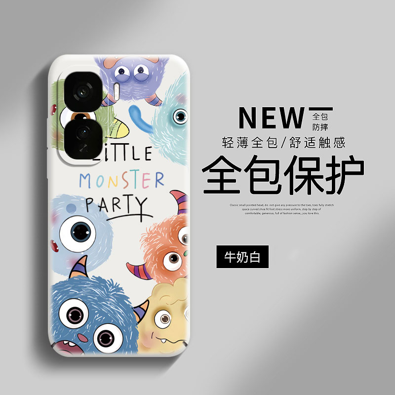 小怪兽适用iqooneo10手机壳neo9可爱neo8pro保护套防摔9spro+全包iq00neo7卡通neo6se爱酷neo5硬壳neo3男女生