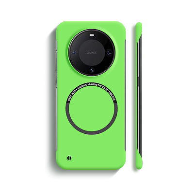 华为mate60pro硬壳磁吸无边框ins