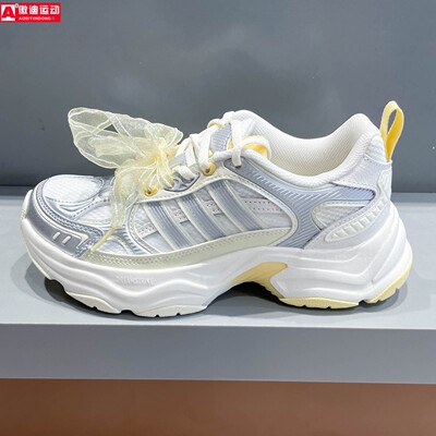 adidas阿迪达斯女2026秋缓震时尚厚底老爹鞋防滑运动休闲鞋LA6808