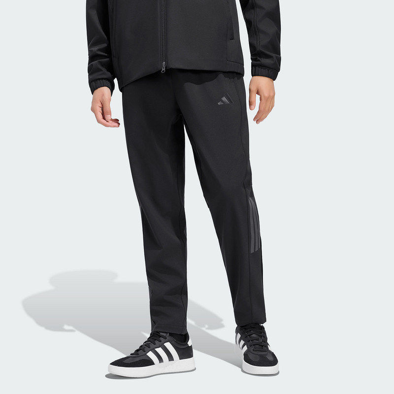 Adidas 阿迪达斯裤子2026冬款简约舒适休闲运动裤加绒男裤 KW3372