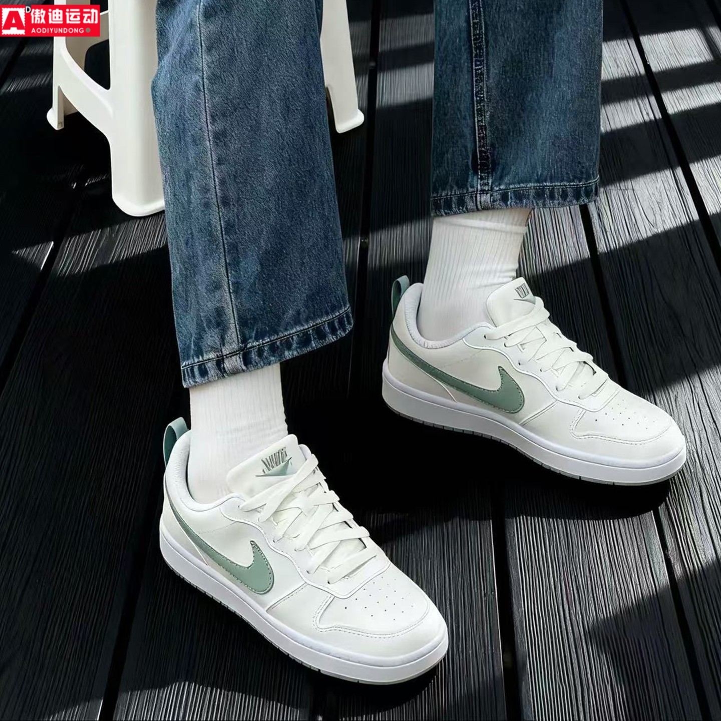耐克Nike板鞋2026夏新款哈密瓜绿女鞋大童鞋休闲小白鞋DV5456-130