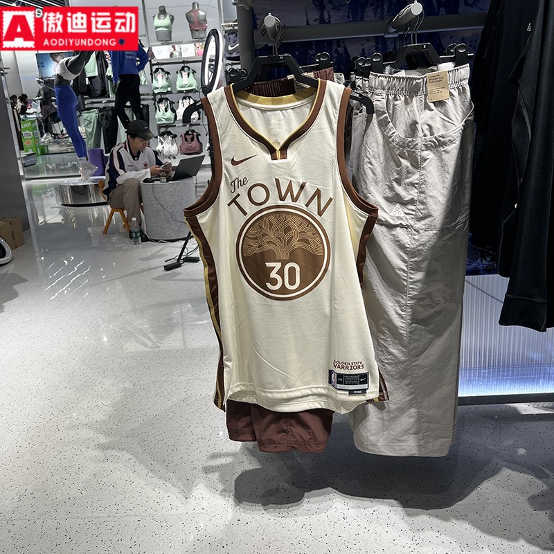 耐克男装2026夏新款Stephen Curry速干篮球运动背心T恤HM5981-123