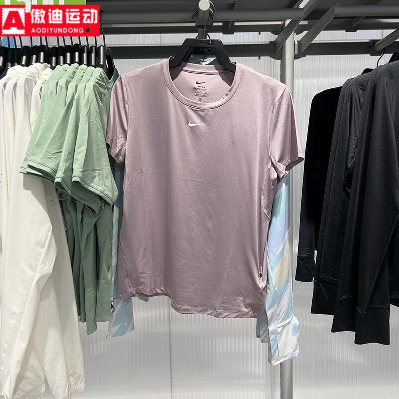 Nike耐克女装2026夏新款速干轻薄透气圆领运动短袖T恤 FN2799-227