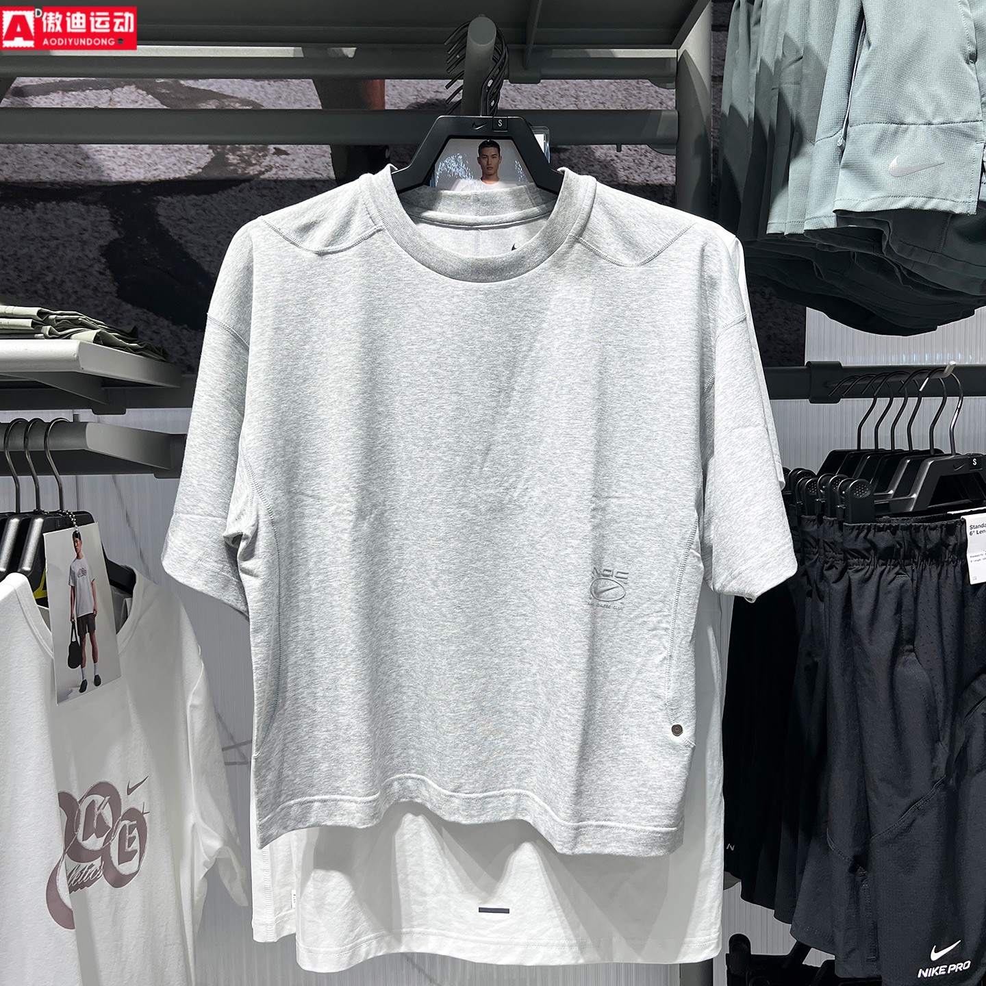 Nike耐克男子2026秋新款简约纯色速干健身运动短袖T恤 IM3612-077