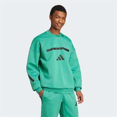 宽松保暖运动圆领卫衣