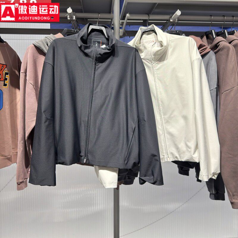 耐克男子夹克2026春新款简约纯色无界休闲立领外套IF2116-010-072