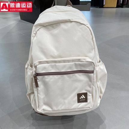 阿迪达斯男女包2025冬款大容量简约电脑包书包运动双肩背包KF0113