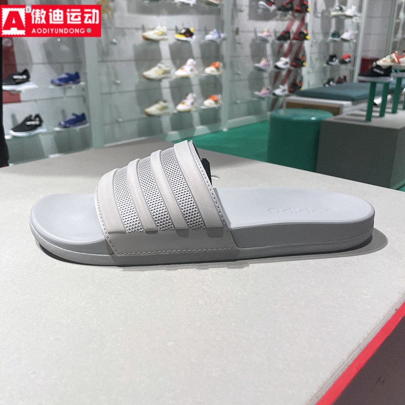 阿迪达斯一字拖休闲运动拖鞋