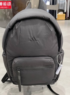 阿迪达斯男女包2025冬新款蓬松感简约户外运动收纳双肩背包JZ4409