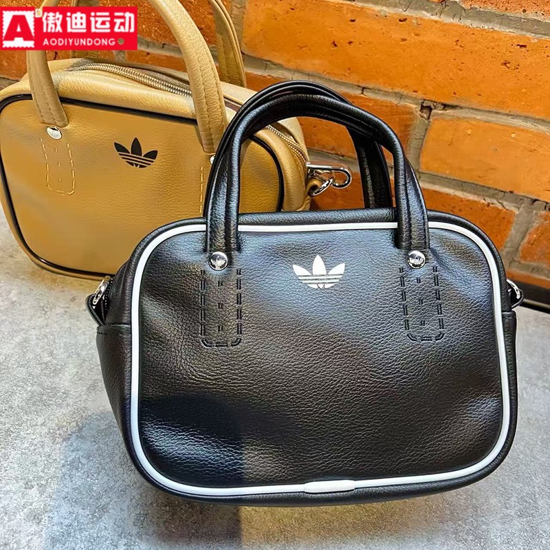 阿迪达斯三叶草女子拎包2025秋季新款运动单肩手提包休闲包JX7872