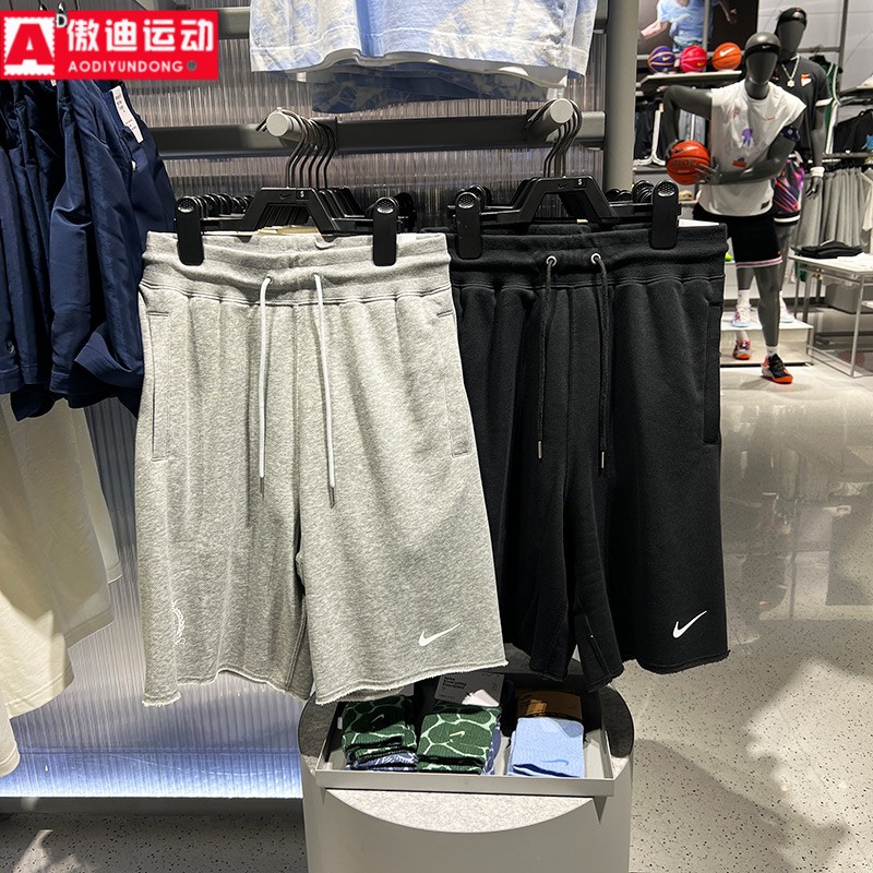 nike耐克男裤2026秋季新款学院风法式毛圈宽松运动短裤IX4988-010