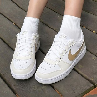 耐克Nike女鞋2026夏新品COURT休闲透气大童鞋运动板鞋 IR5462-100