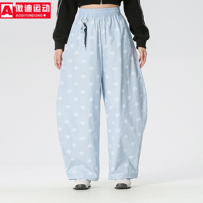 彪马女裤2026夏新款Woven Pants wide梭织宽松休闲长裤 638521-68