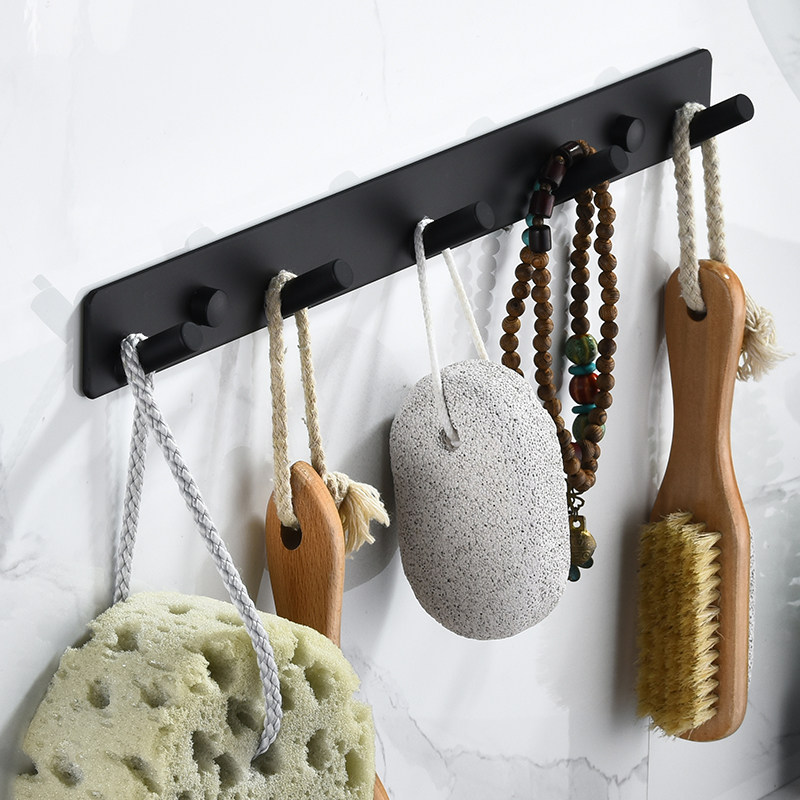 挂钩入户挂衣进门门后排钩客厅门口玄关钥匙衣帽钩免打孔壁挂墙上在类目 收纳整理, 家庭整理用具, 挂钩/粘钩中 - 来自Buy2taobao.com提供专业的淘宝代购服务