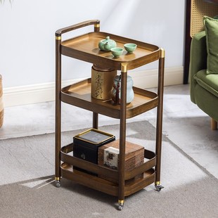 精选可移动沙发边几n客厅侧边柜零食小推车酒水车床头置物架茶几