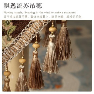 正方形茶几布桌布轻奢高级感美式 优选欧式 床头柜边几角几盖Z布202