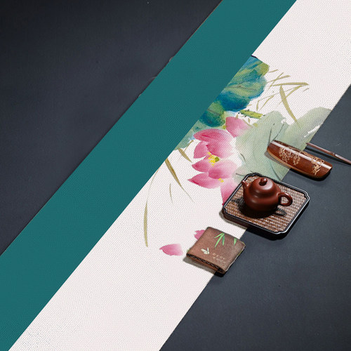 精选桌旗茶布茶台茶席中式长条茶几餐桌日M式中国现代桌布禅意简