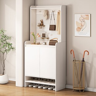 精选洞洞板鞋 室内进门 柜家用门口入户z门厅收纳柜一体靠墙新款