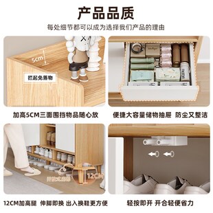 精选实木鞋 架 柜家用门口室内新款 入户玄关柜阳台U储物柜简易鞋