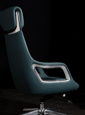 优选老板办公椅总裁m椅舒适久坐人体工学电脑椅大班椅白橙红色设