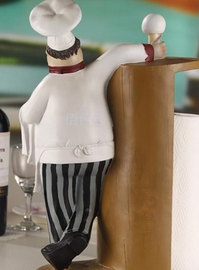 优选欧式厨e师立式餐巾纸架创意家居餐厅厨房用纸架免打孔卷纸架