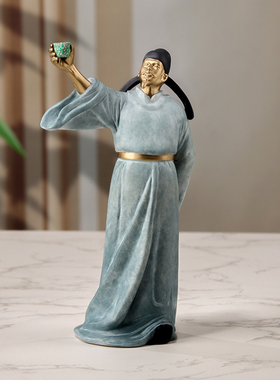 新年全铜摆件g《李白》铜工艺品 家居饰品 客厅桌面装饰礼品 乔迁