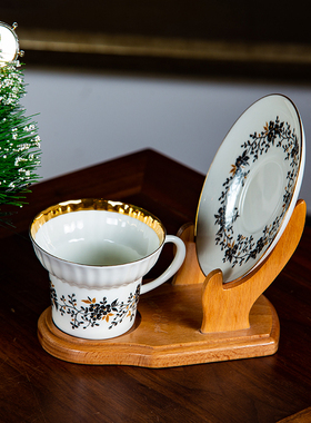 优选杯架子置物架客厅多层家用实木欧式北L欧风咖啡杯碟挂架摆架