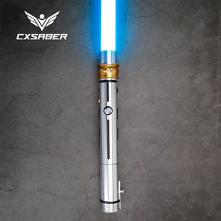 CXSABER星球大战阿索卡SE光剑像素款金属手柄原力激光剑玩具礼物
