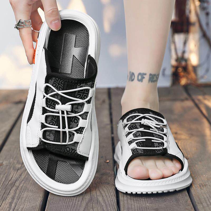 正货凉鞋男夏季外穿防滑防臭软底不累脚运动司机专用开车沙滩两用