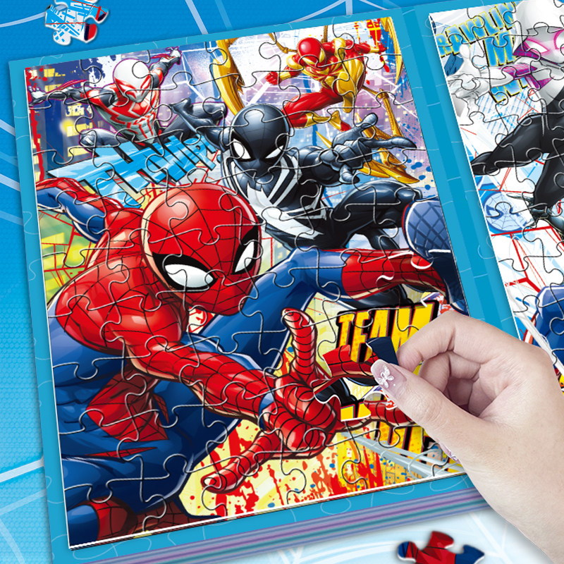 漫威蜘蛛侠儿童磁力拼图2到3到6岁男孩4磁吸平图宝宝早教益智玩具,玩具/童车/益智/积木/模型,拼图/拼板,淘宝优惠券,粉丝福利购,淘宝优惠卷