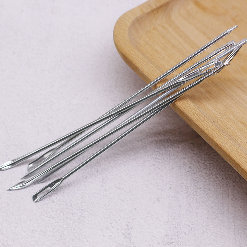 大缝针打包针麻绳穿线绳子针铁直头弯头长针手工diy包装工具