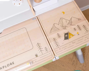 学习桌桌垫适合2平米梦境/新探索家/进取学习桌定制太空图桌垫