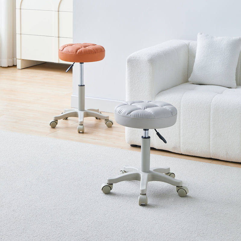 2025美容凳美容院专用升降旋转滑轮美发大工凳理发店圆凳家用化妆