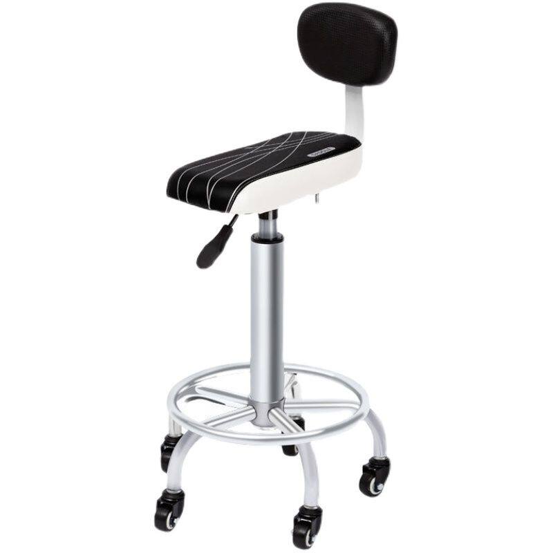 2025美容理发店专用升降转椅厨房吧台椅万向轮椅子滑轮旋转椅家用