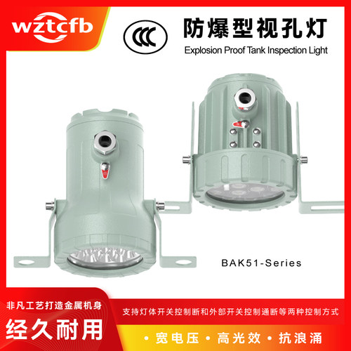 BAK51防爆视镜孔灯射灯