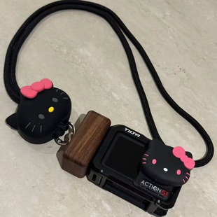 哈喽Kitty大疆action5pro挂绳保护可爱卡通配件拍立得多功能手绳