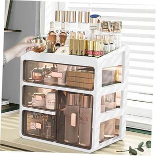 Makeup Organizer Cosmetic Storage Box Drawer Type Desktop Fi