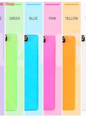 A4 Translucent Plastic Clipboard Writing Splint Hanging Fol