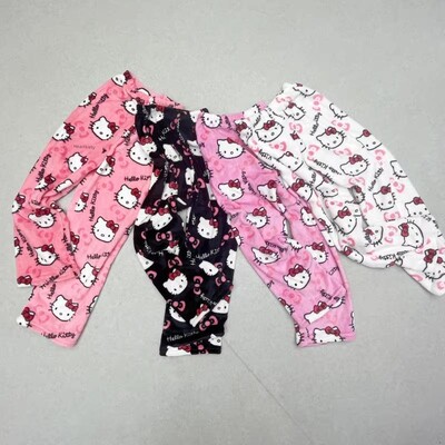 Cute Sanrio Cartoon Pajamas Anime Hello Kitty Pants Multicol