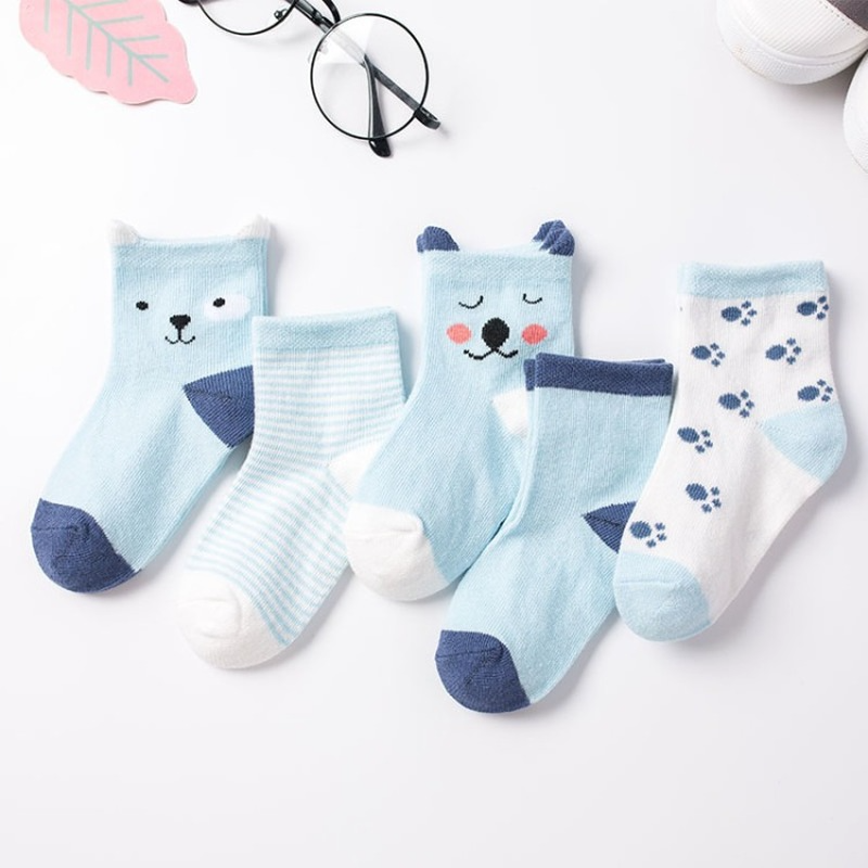 on Animals Summer Toddler Knitted Socks Newborn Baby Clothes